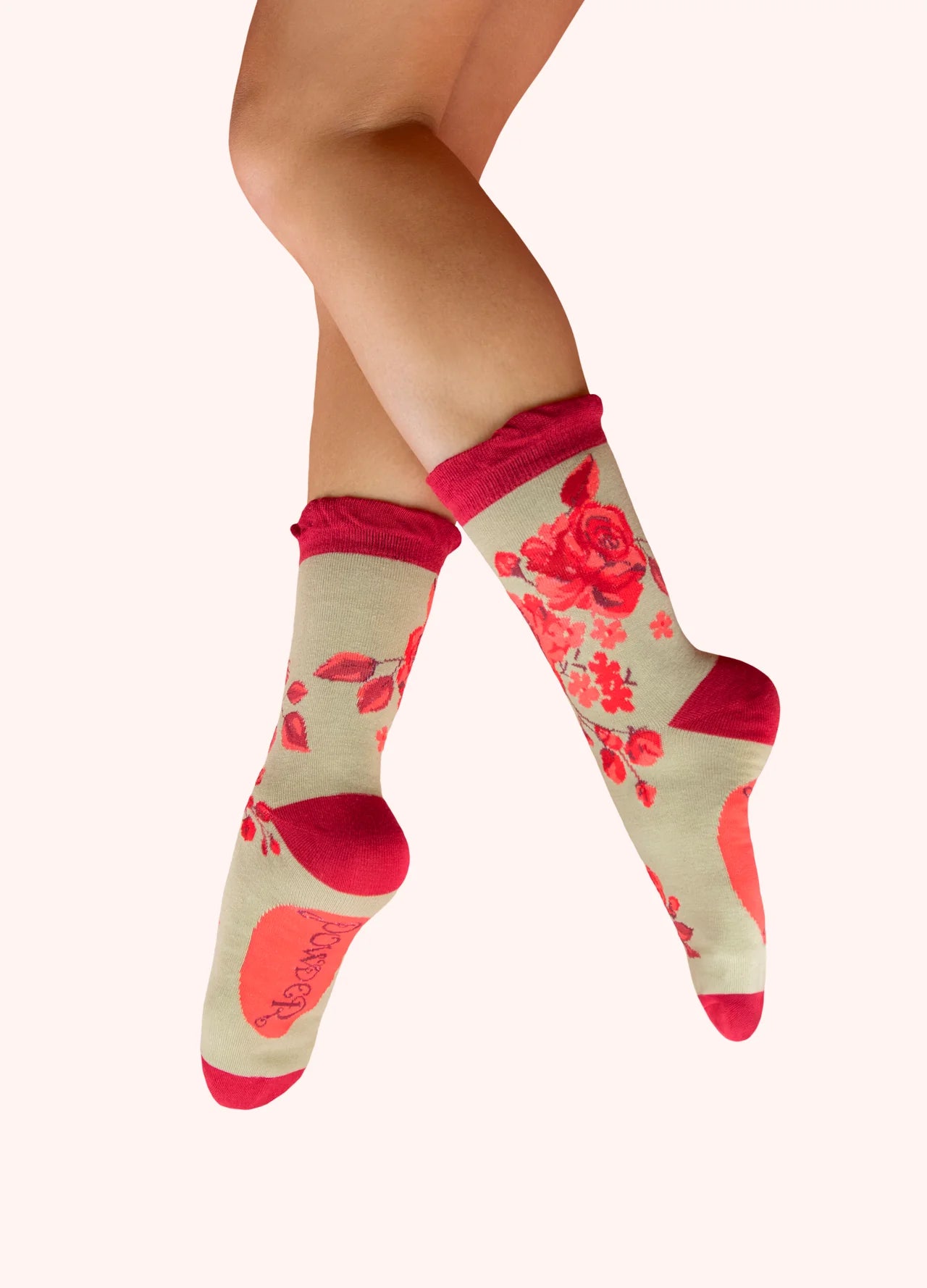 Power Women Socks - Rouge Blooms