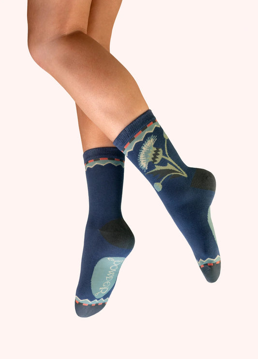 Powder Ladies Ankle Socks -  Thistle