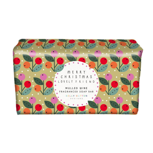 Frangranced Soap Bar Mery Christmas Lovely Friend