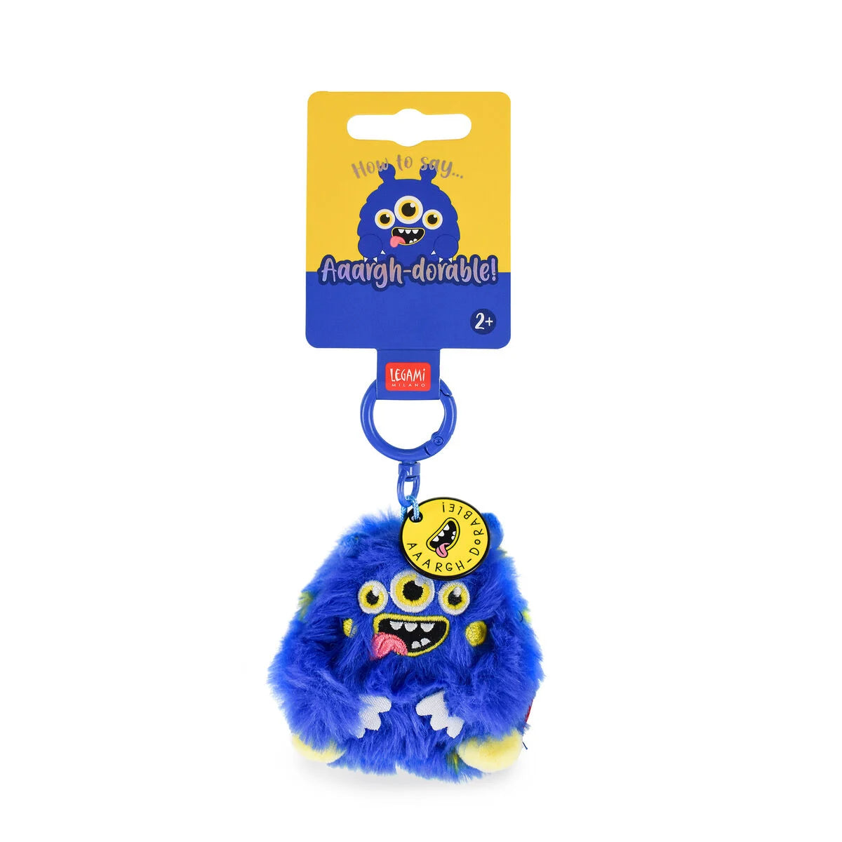 Monster Plush Key Ring - Super Soft! - Tiny