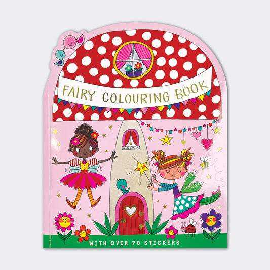 Fairy Die-Cut Colouring Book with Stickers