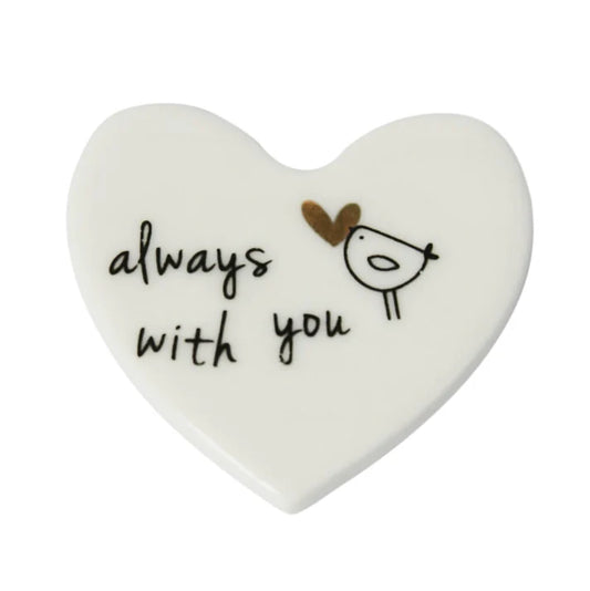 Always With You Heart Slim Token