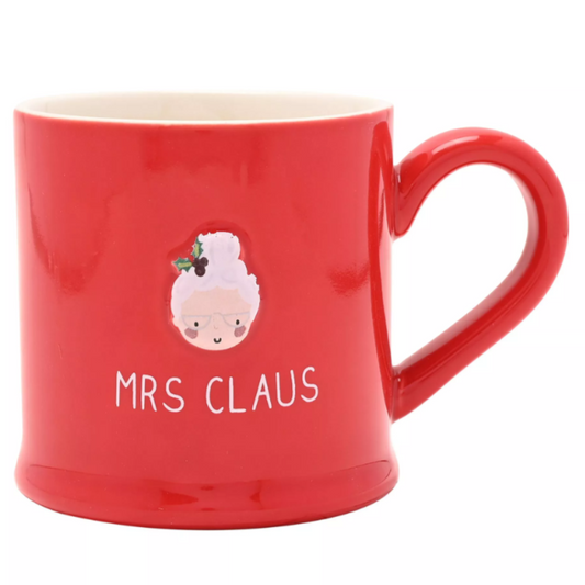 Embossed Mug - Mrs Claus