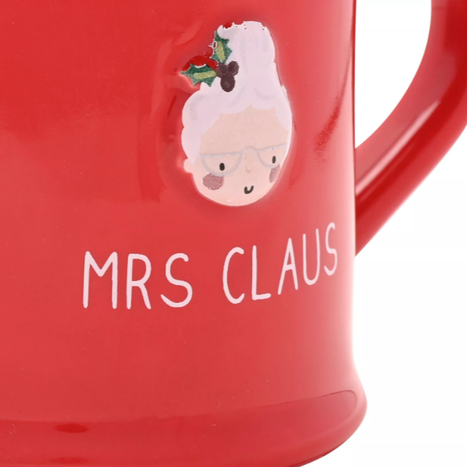 Embossed Mug - Mrs Claus