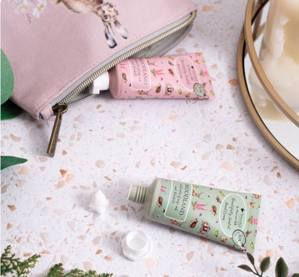 Wrendale -'Hedgerow' Hare and Mouse Mini Hand Cream Gift Pouch