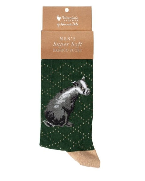 Wrendale -'The Country Gent' Badger Men's Socks