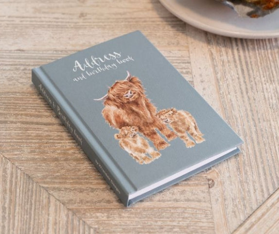 Wrendale 'The Highlander' Highland Cow Address Book