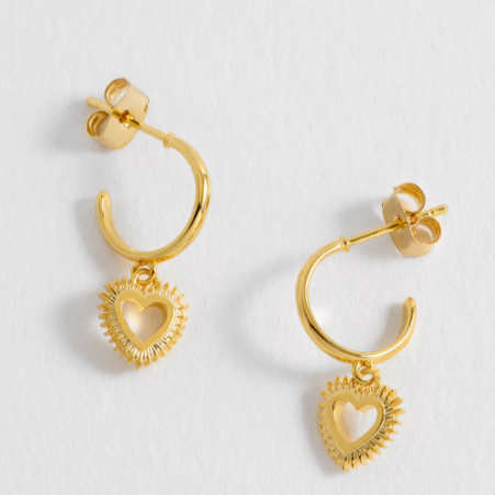 Estella Bartlett - Heartburst drop earrings