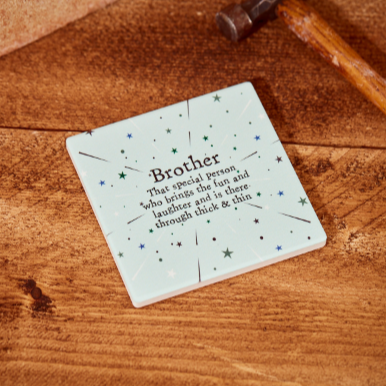 Sale - Brother Ceramic Coaster