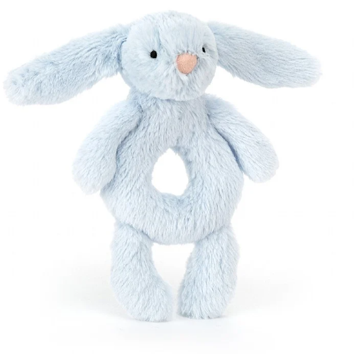Jellycat Bashful Blue Bunny Rattle