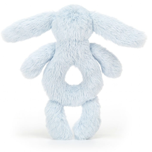 Jellycat Bashful Blue Bunny Rattle