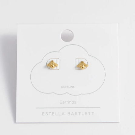 Estella Bartlett - Gold Plated Bee Studs