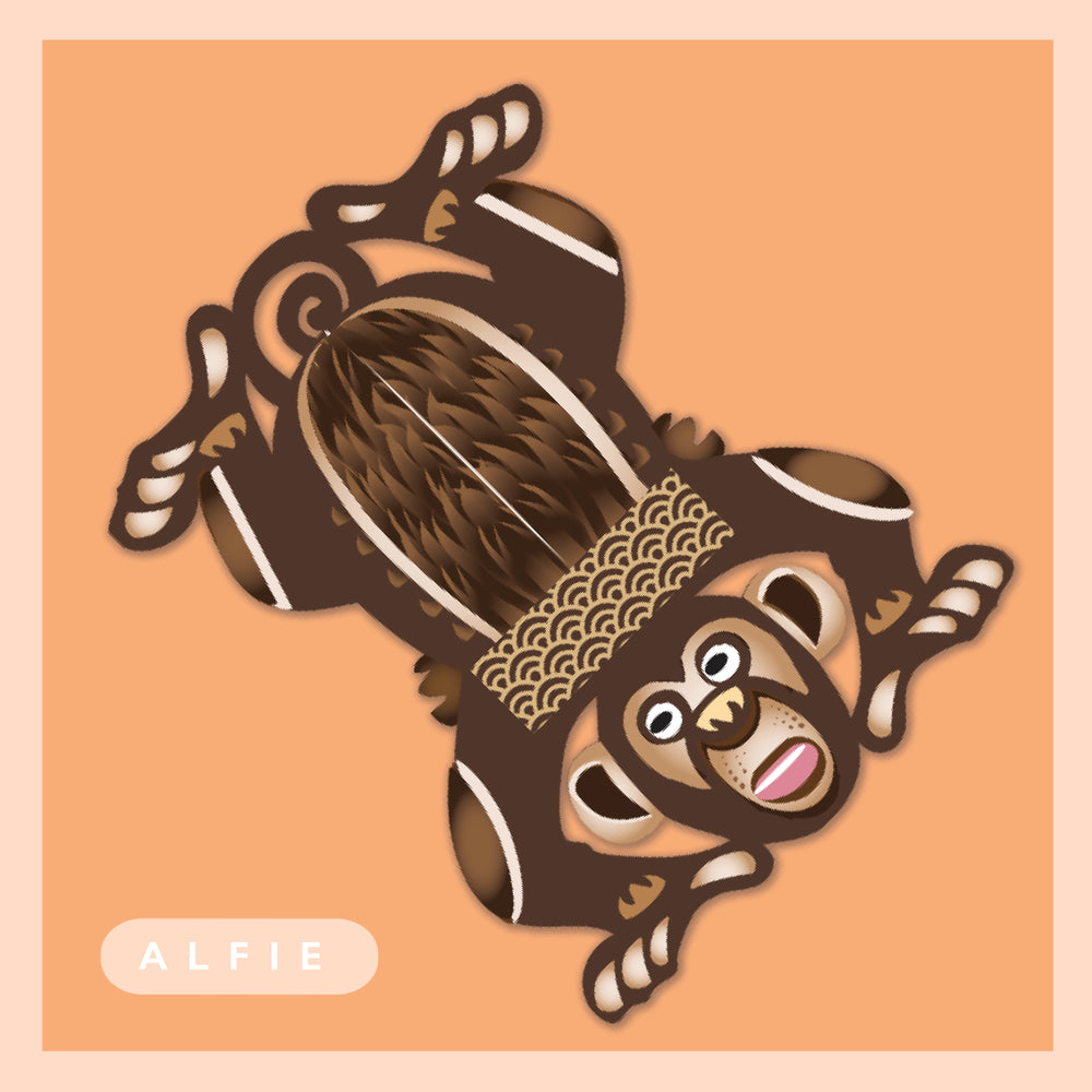 Pop-Up Sticking Card - Alfie
