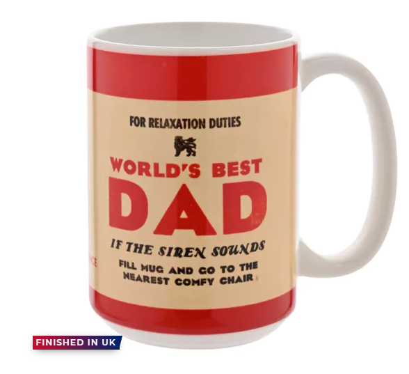 Widdop - Civil defence world's best dad mug