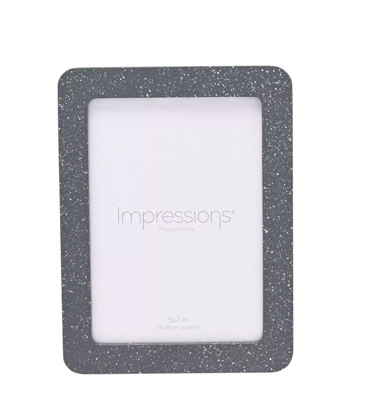 Impressions Wooden Photo Frame 7" x 7" - Cool Grey