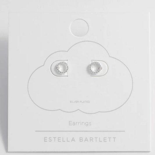 Estella Bartlett - Cubic Zirconia Circle Earrings