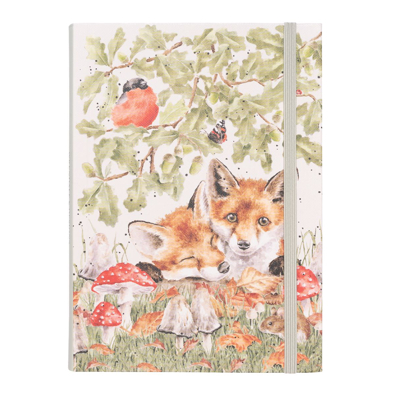 'Under the Oak Tree' Fox Flexi Notebook