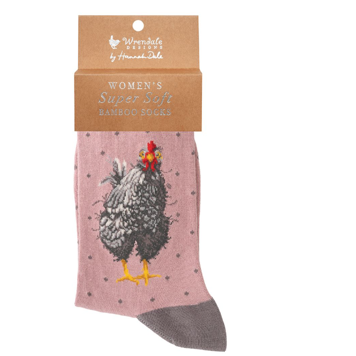 'Curious Hen' Chicken Socks