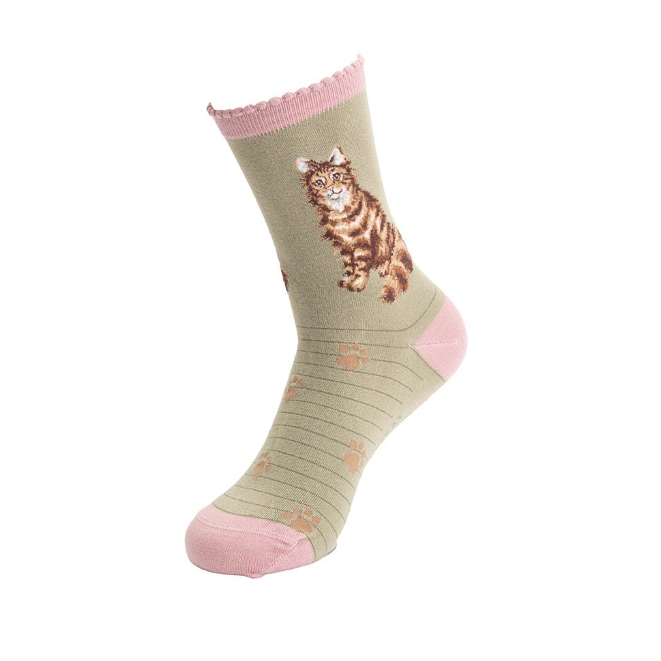 'Feline Fabulous' Cat Socks