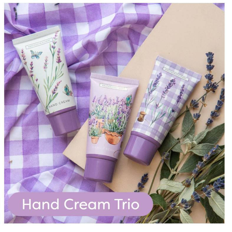 English Lavender Hand Cream Trio