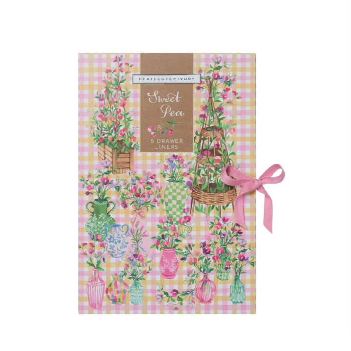 Sweet Pea Scented draw liners
