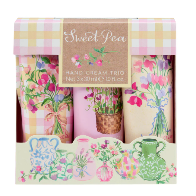 Sweet Pea Hand Cream Trio