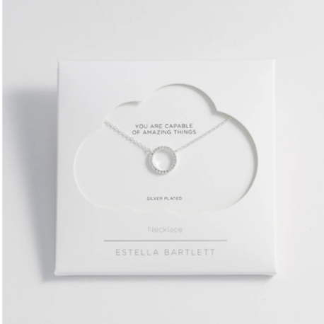 Estella Bartlett - Circle CZ Necklace