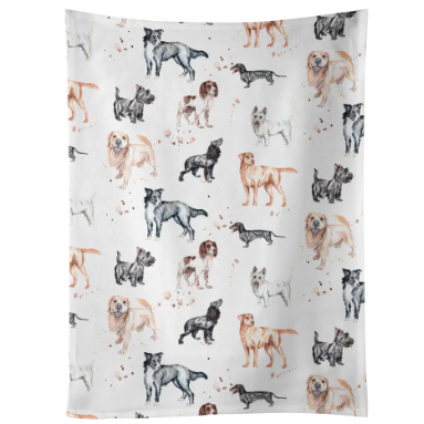 Meg Hawkins - Pooches Tea Towel
