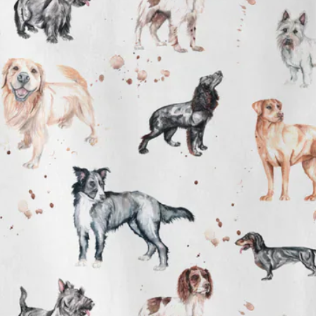 Meg Hawkins - Pooches Tea Towel
