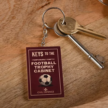 Sale - Civil Defence Keyring - Keys To The Football Trophy Cabinet