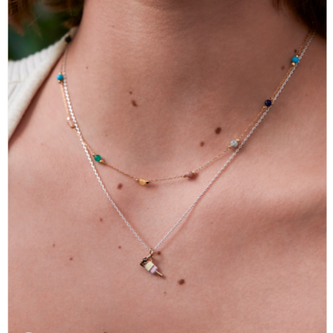 Estella Bartlett - Wellness Mixed Gemstone Bead Necklace