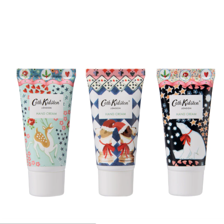 The Christmas Journey Red Berry & Cedar Hand Cream Trio