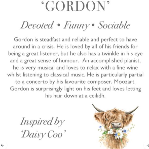 Wrendale - 'Gordon Highland Cow Plush