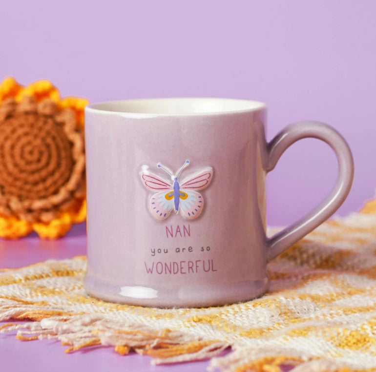 Life Embossed Mug - Nan
