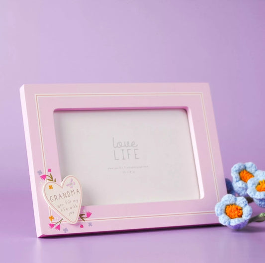 Love Life Heart Frame -Grandma