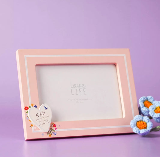 Love Life Heart Frame - Nan