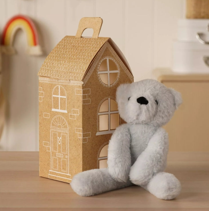 Softies - Benny The Plush Long Leg Baby Blue Teddy Bear