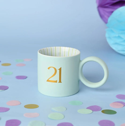 Confetti Mug - 21 Blue