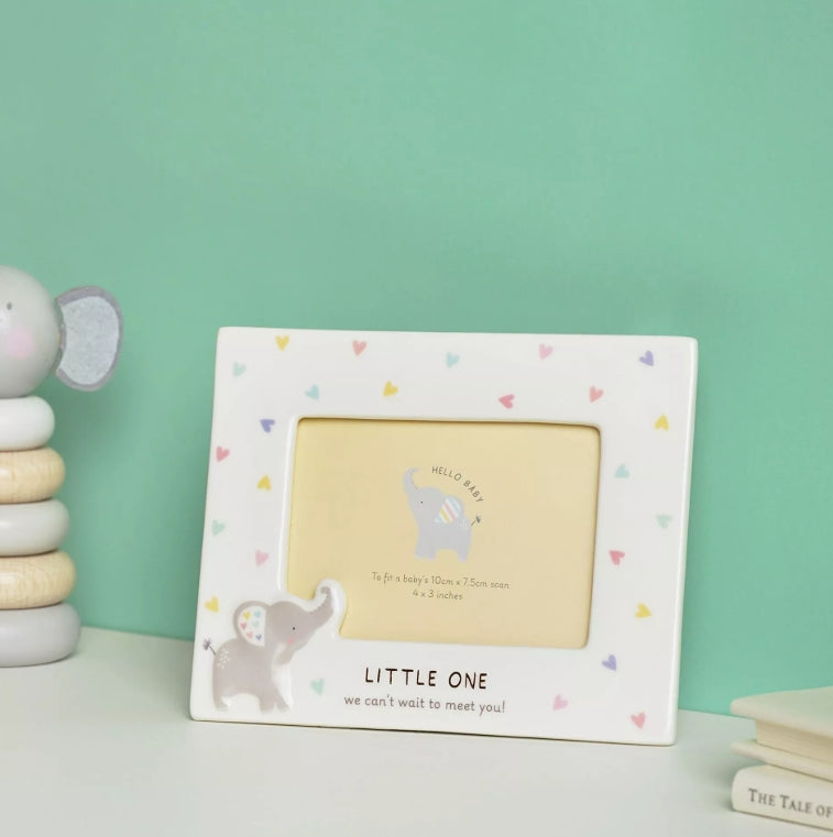 Hello Baby Ceramic Frame - Baby Scan