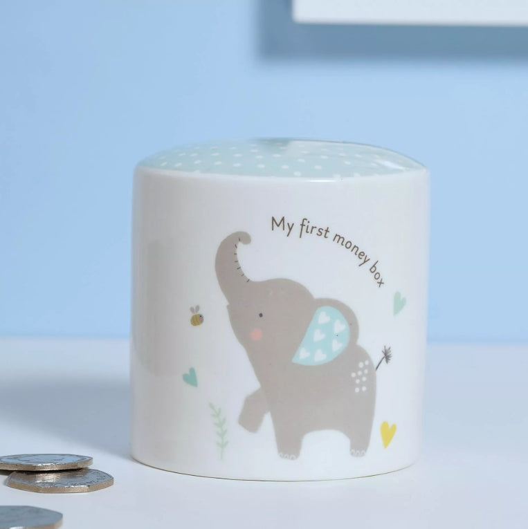 Hello Baby Money Box - Boy