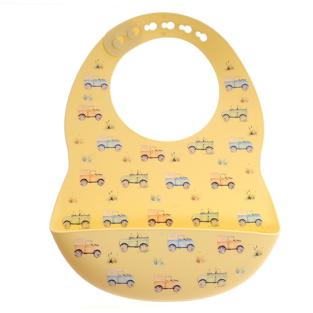 Silicone feeding bib - Farm Vehicles