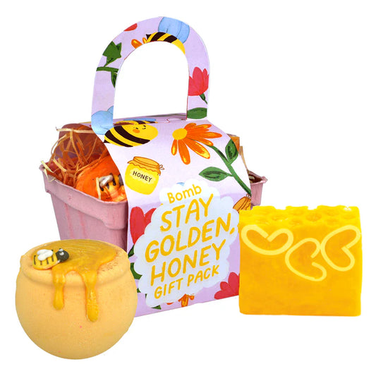 Bomb Cosmetics Stay Golden Punnet Gift Pack