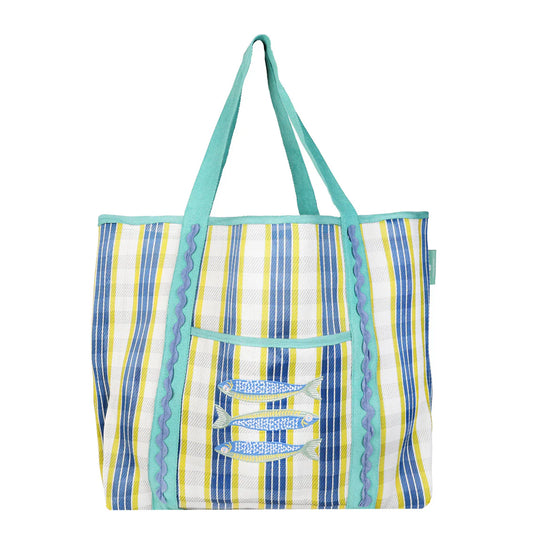 Recycled Plastic Sardine Fish Tote Bag