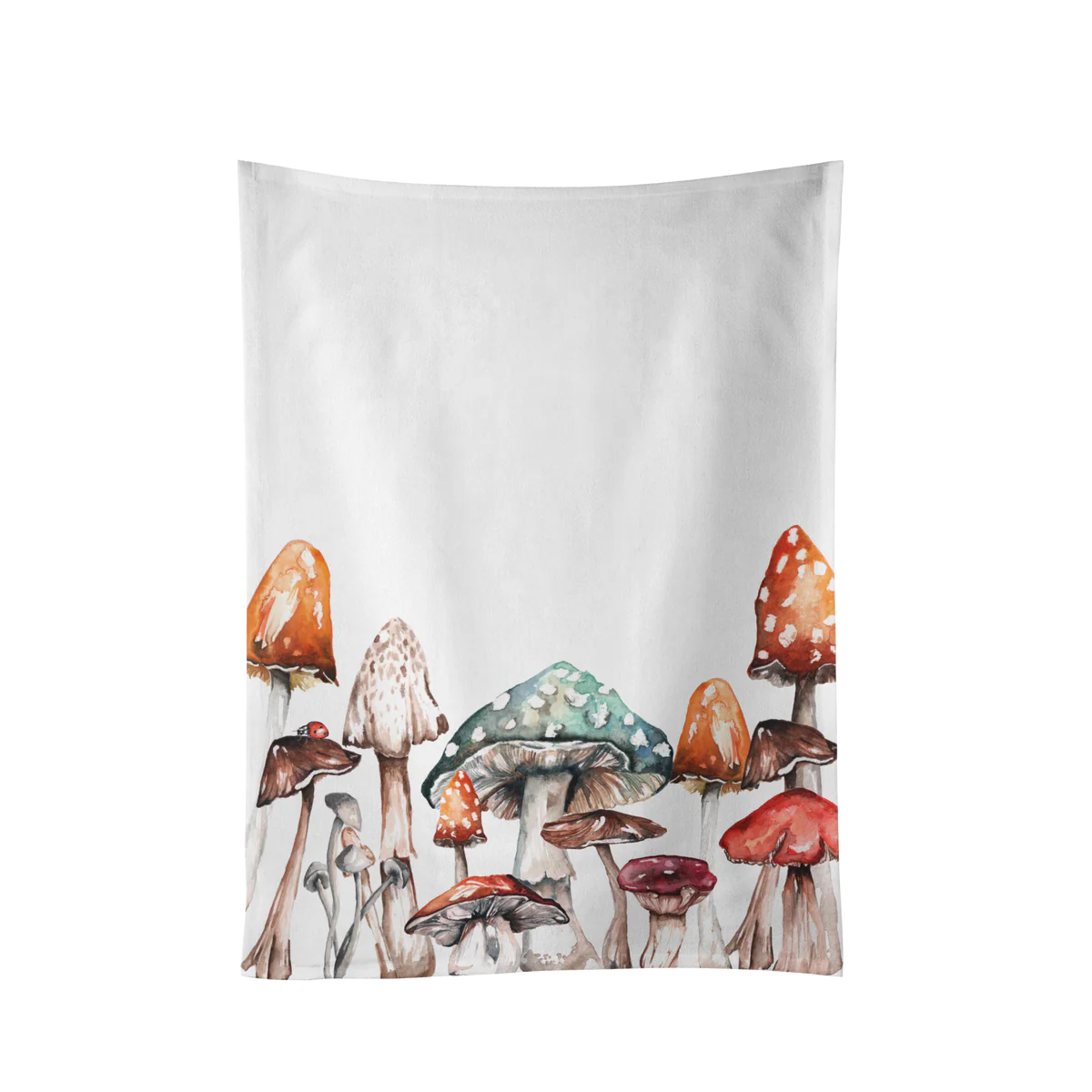 'The Forest' - Mushroom design cotton tea towel