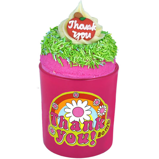 Bomb Cosmetics Thank you Candle and Bath bomb