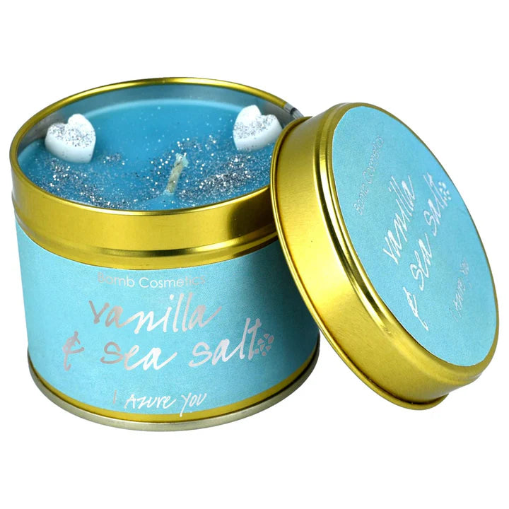 Vanilla & Sea Salt Tin Candle