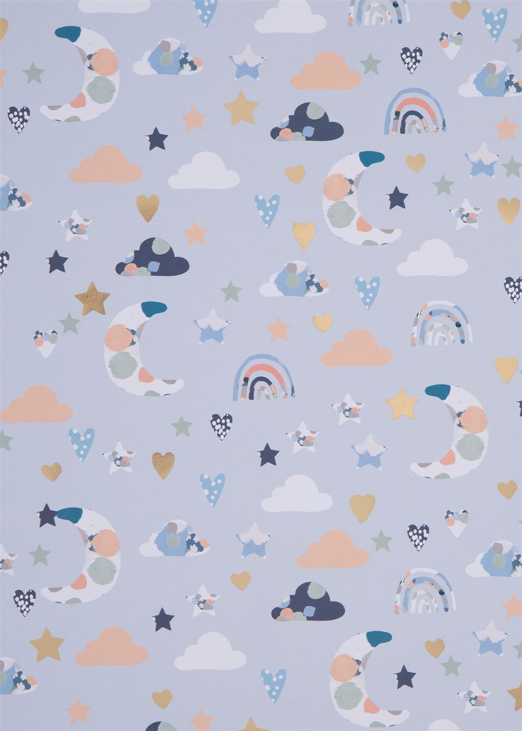 Flat Wrap Baby BoyClouds
