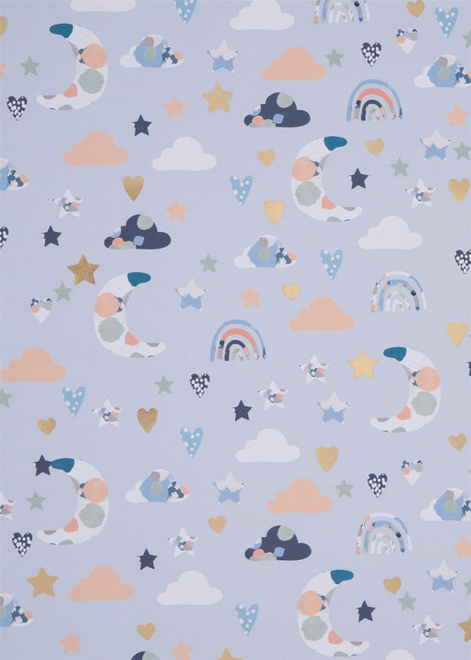 Flat Wrap Baby BoyClouds