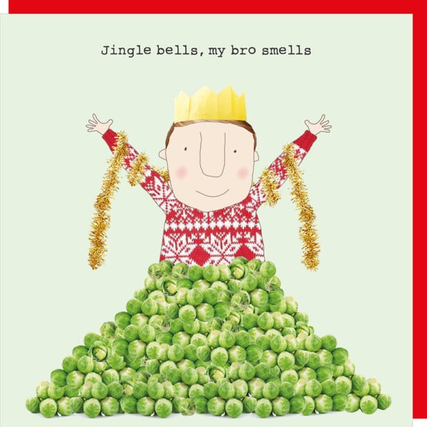 Rose made a thing - Xmas Bro Card