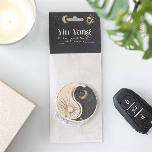 Pack of 2 Yin Yang Vanilla Scented Air freshener